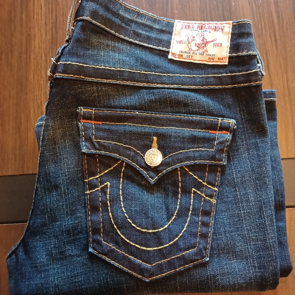 Womens True Religion Twisted Seam Jeans